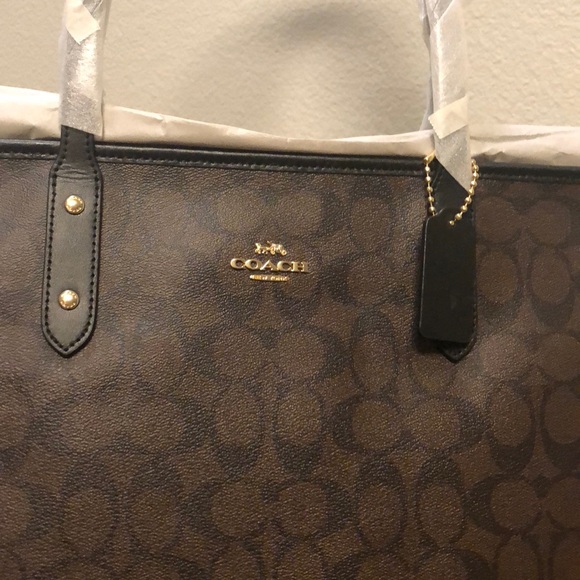 🌼NWT💛Coach Signature City Zip Tote - Picture 3 of 3